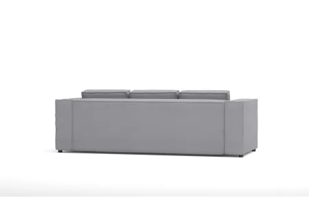 Victor - Modernes Sofa 3 sitzer mit weichem Sitz