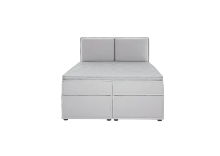 Uma - Modernes Boxspringbett mit Topper und Bettkästen