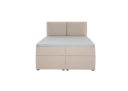 Uma - Modernes Boxspringbett mit Topper und Bettkästen