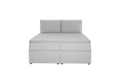 Uma - Modernes Boxspringbett mit Topper und Bettkästen