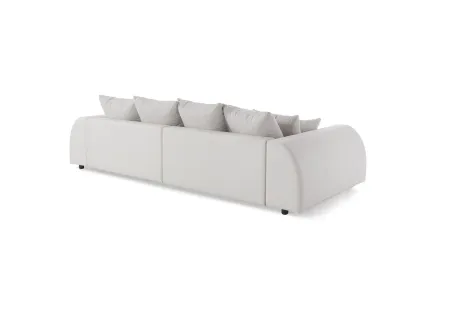 Vivienne - Big Sofa 4 Sitzer Boxspringfederung Lounge Sofa mit vielen losen Kissen