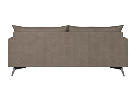 Calais - Modernes Sofa 3-Sitzer mit Schwarz Metall Füßen aus Luxusmicrofaser