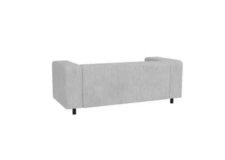 Oskar - Modernes Sofa 2 sitzer aus Cord-Stoff mit bequemem Sitz