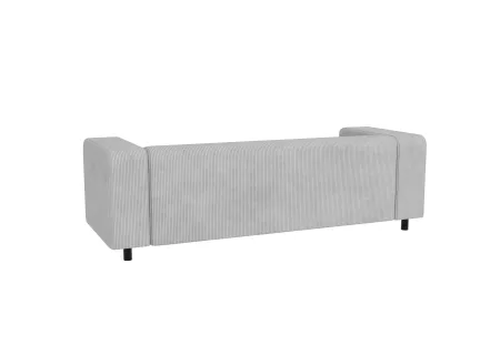 Oskar - Modernes Sofa 3 sitzer aus Cord-Stoff mit bequemem Sitz