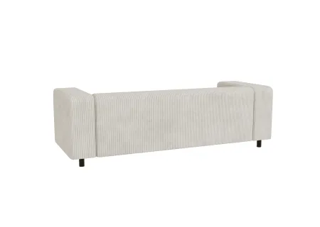 Oskar - Modernes Sofa 3 sitzer aus Cord-Stoff mit bequemem Sitz