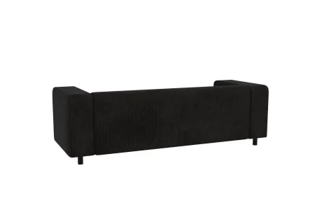 Oskar - Modernes Sofa 3 sitzer aus Cord-Stoff mit bequemem Sitz