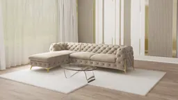 Links / Dunkle Creme