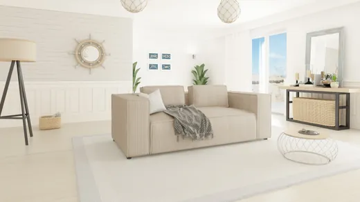 Noord - Modernes Sofa 2-Sitzer mit weichem Sitz